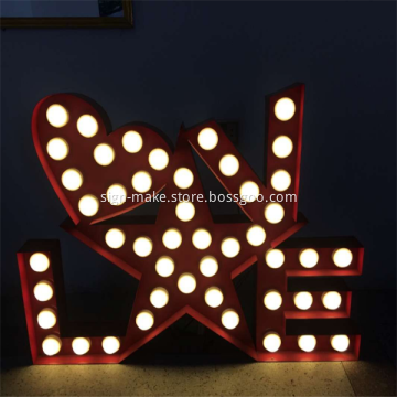 Custom Battery Operated Marquee Letters